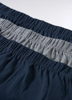 3 pack boxer in cotone con elastico uomo