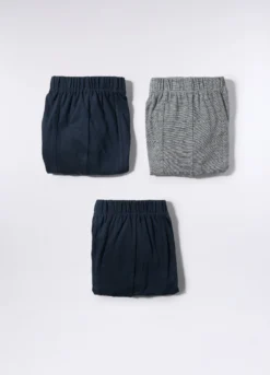 3 pack boxer in cotone con elastico uomo