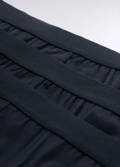 3 pack boxer tinta unita in cotone stretch uomo