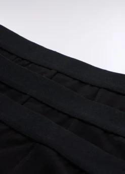 3 pack boxer tinta unita in cotone stretch uomo