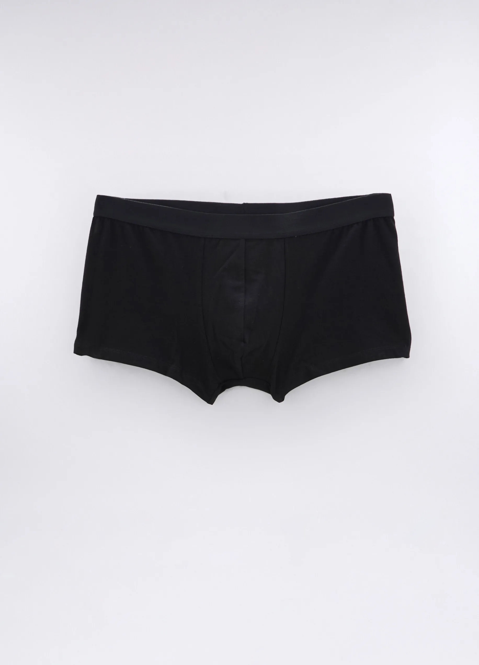 3 pack boxer tinta unita in cotone stretch uomo