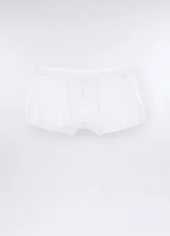 3 pack boxer tinta unita in cotone stretch uomo