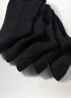 5 pack calze alla caviglia in misto cotone uomo