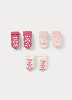 Pack 3 calze antiscivolo misto cotone stretch