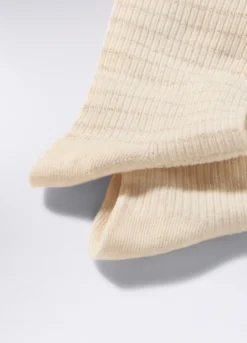 Pack 2 calze corte in costina di cotone stretch donna