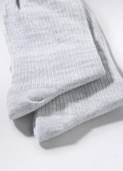 Pack 2 calze corte in cotone stretch donna