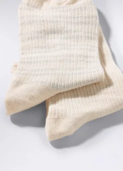 Pack 2 calze corte in cotone stretch donna