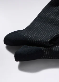 2 pack calze corte in cotone stretch a righe uomo