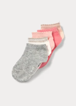 Pack 5 calze corte in cotone stretch