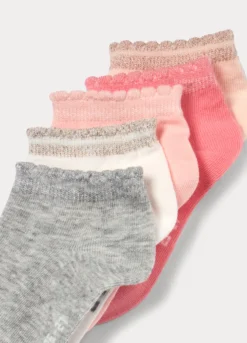 Pack 5 calze corte in cotone stretch