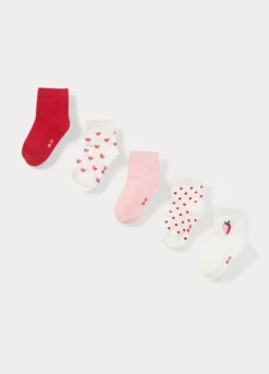 Pack 5 calze corte in cotone stretch