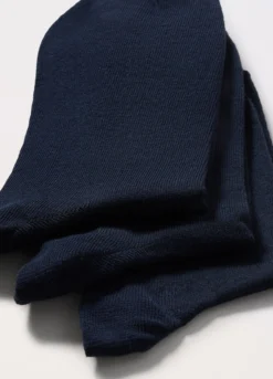 3 pack calze corte in misto cotone uomo