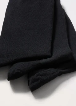 3 pack calze corte in misto cotone uomo