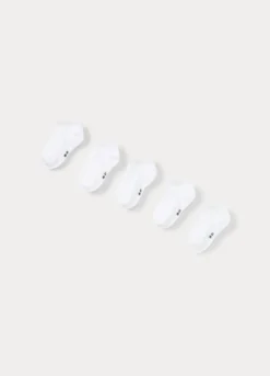 Pack 5 calze corte in misto cotone stretch