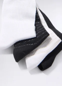 Pack 2 calze corte misto cotone donna