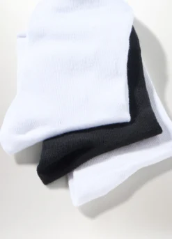 Pack 3 calze corte misto cotone donna