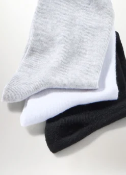 Pack 3 calze corte misto cotone donna