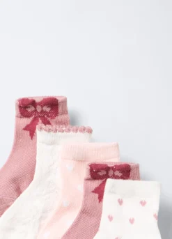 Pack 5 calze corte misto cotone stretch