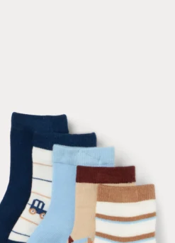 Pack 5 calze corte misto cotone