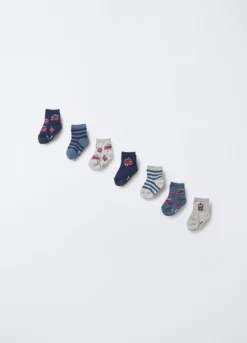 Pack 7 calze corte misto cotone