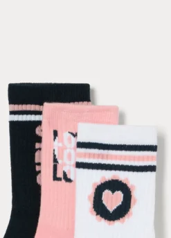 Pack 3 calze corte misto cotone