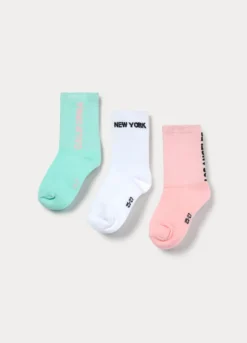 Pack 3 calze corte misto cotone