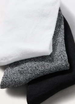 3 pack calze corte sportive in misto cotone uomo