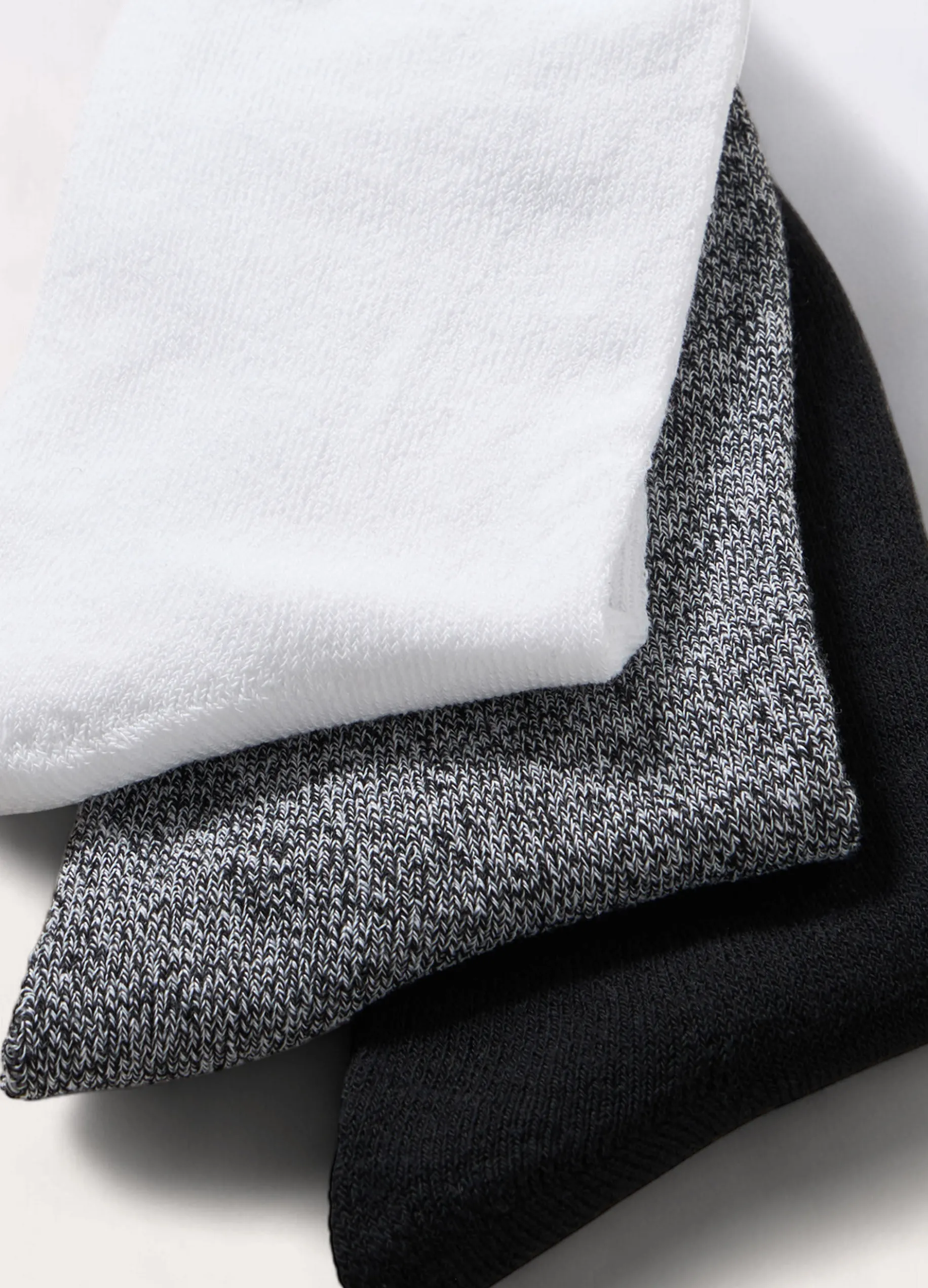 3 pack calze corte sportive in misto cotone uomo