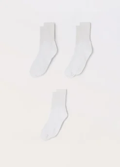 3 pack calze corte sportive in misto cotone uomo