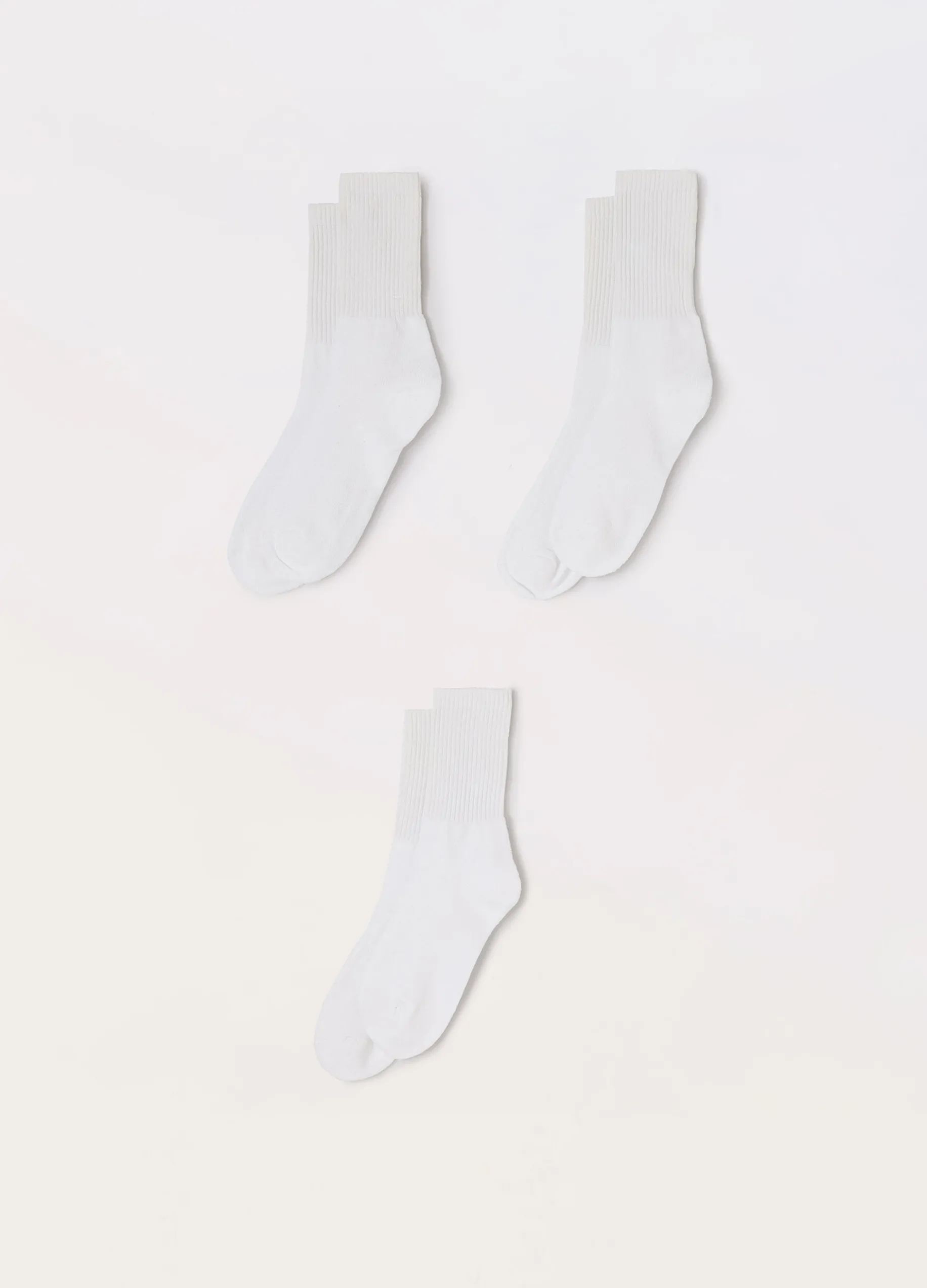 3 pack calze corte sportive in misto cotone uomo