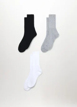 3 pack calze da tennis in cotone stretch uomo