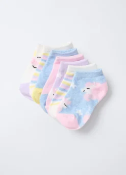 Pack 7 calze extra corte misto cotone stretch bambina