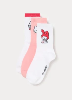 Pack 3 calze Hello Kitty misto cotone