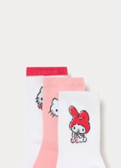 Pack 3 calze Hello Kitty misto cotone