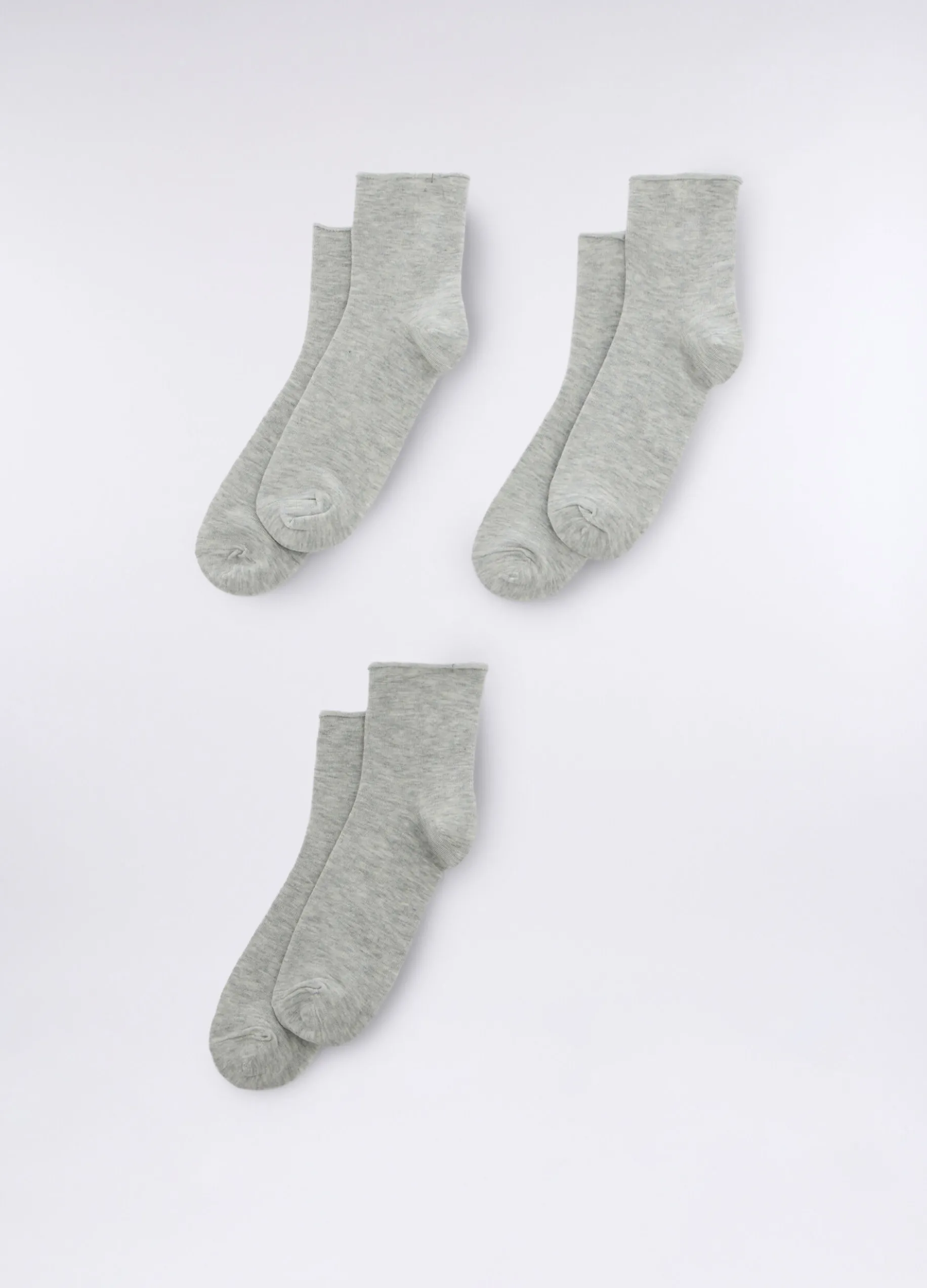 Pack 3 calze in viscosa di bamboo stretch donna