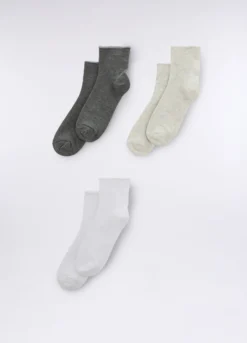 Pack 3 calze in viscosa di bamboo stretch donna