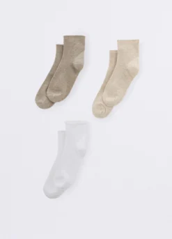 Pack 3 calze in viscosa di bamboo stretch donna