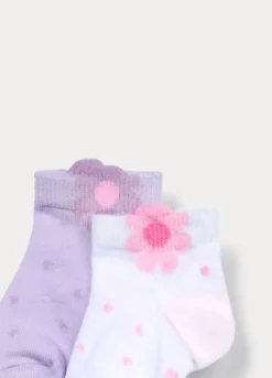 Pack 2 calze jacquard in cotone stretch