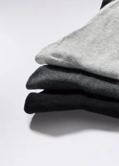 3 pack calze lunghe in cotone stretch uomo