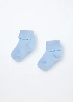 Pack 2 calze misto cotone Made in Italy neonato