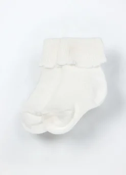 Pack 2 calze misto cotone Made in Italy neonato