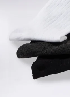 Pack 3 calze misto cotone stretch donna