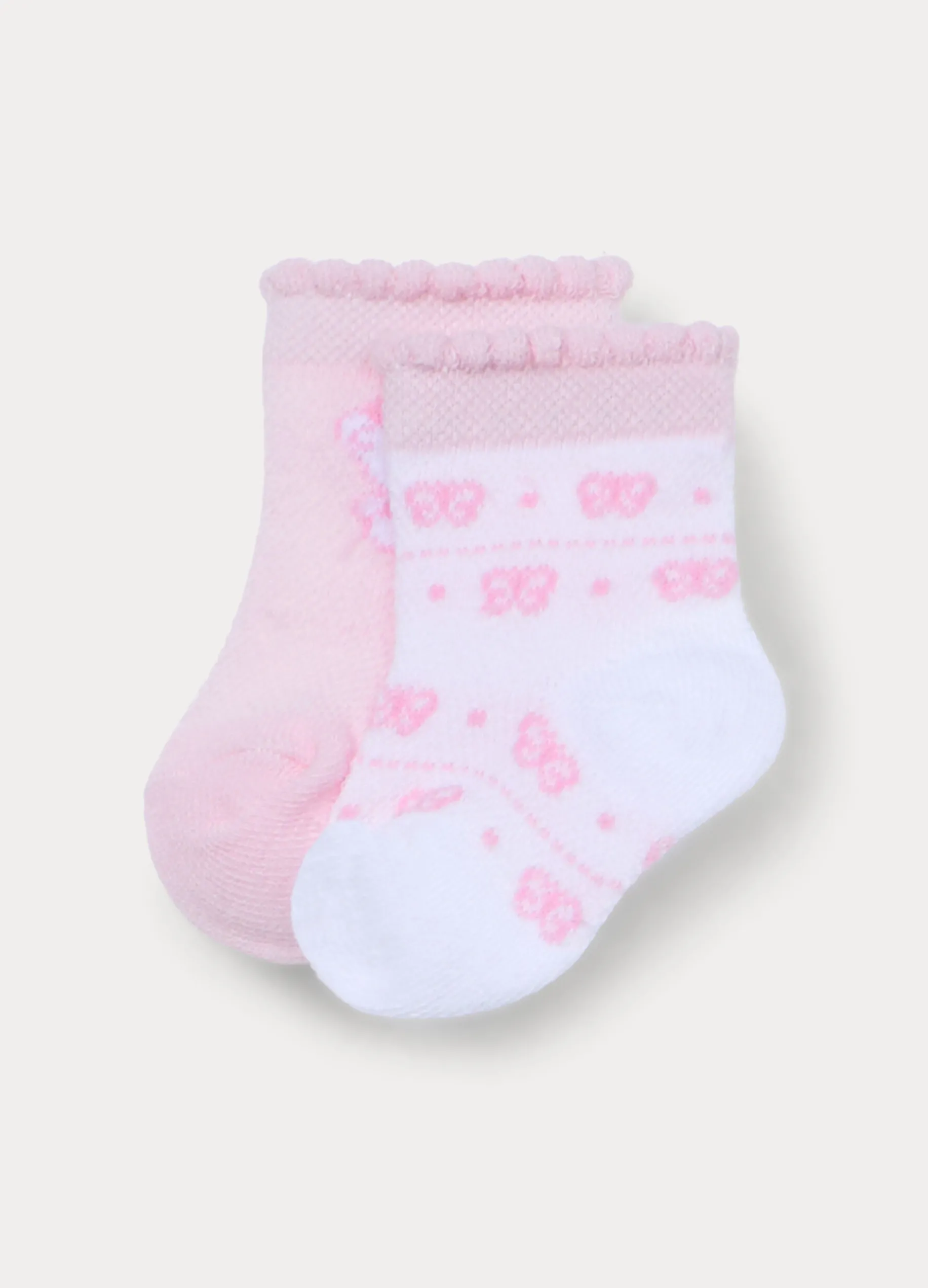 Pack 2 calze misto cotone stretch