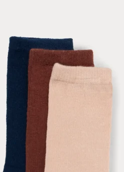 Pack 3 calze misto cotone stretch