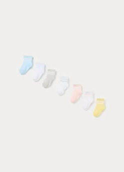 Pack 7 calze misto cotone stretch