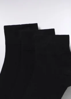 3 pack calze sneaker in cotone stretch uomo