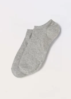 3 pack calzini sneaker in cotone stretch tinta unita