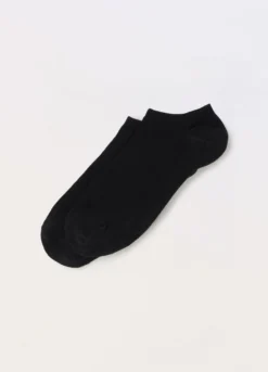 3 pack calzini sneaker in cotone stretch tinta unita