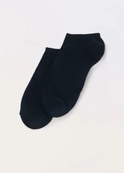 3 pack calzini sneaker in cotone stretch tinta unita