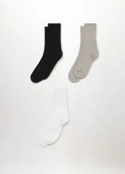 3 pack calzini tennis in misto cotone uomo
